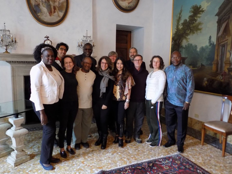 The group of Rockefeller Foundation Bellagio Resident Fellows February 2018