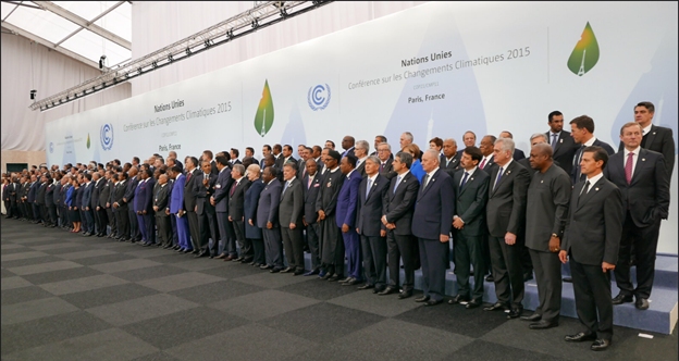 Heads of delegations at the 2015 United Nations Climate Change Conference (COP21)